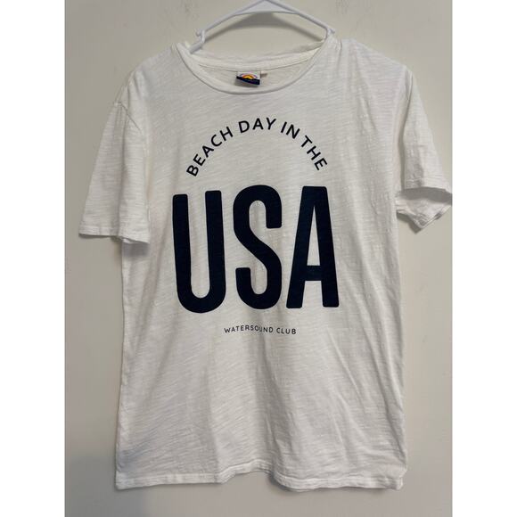 30A Watersound Club Beach Day in the USA T-Shirt Small Boat House Apparel Tee - Picture 1 of 5